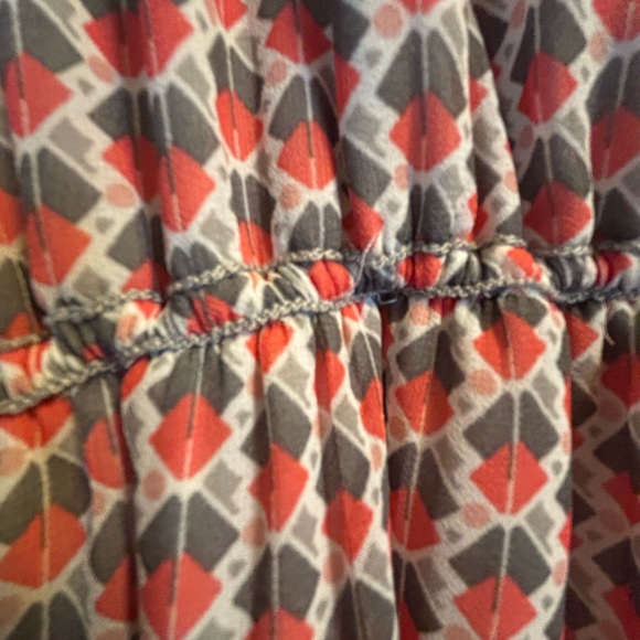 Patterned Long Sleeve Dress - Picture 7 of 8